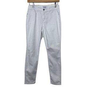 D. JEANS | White Skinny Jeans with Stretch | Size 6